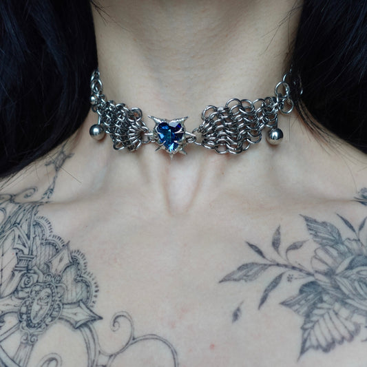 Choker « Sour » en chainmaille