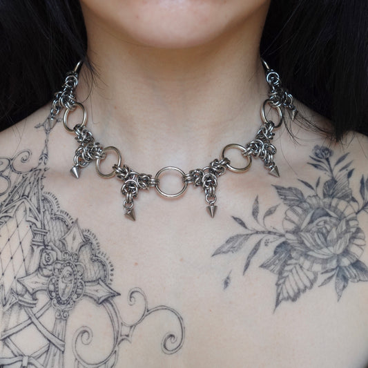 Choker « Charm » en chainmaille