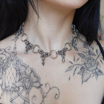Choker « Charm » en chainmaille