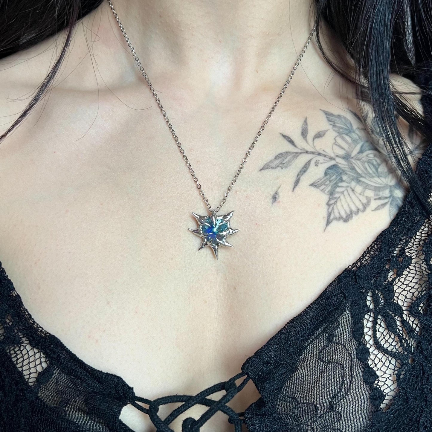 Pendentif cœur « Chaos »