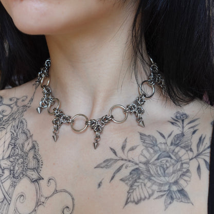 Choker « Charm » en chainmaille