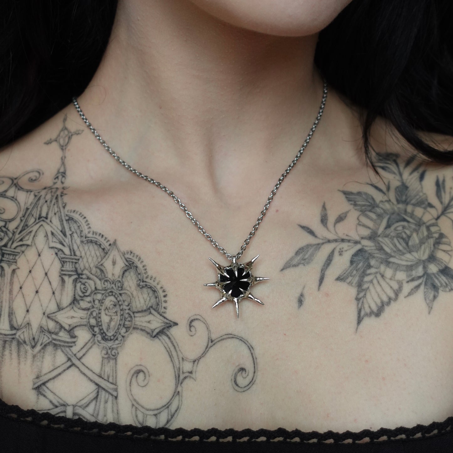 Pendentif cœur « Chaos »