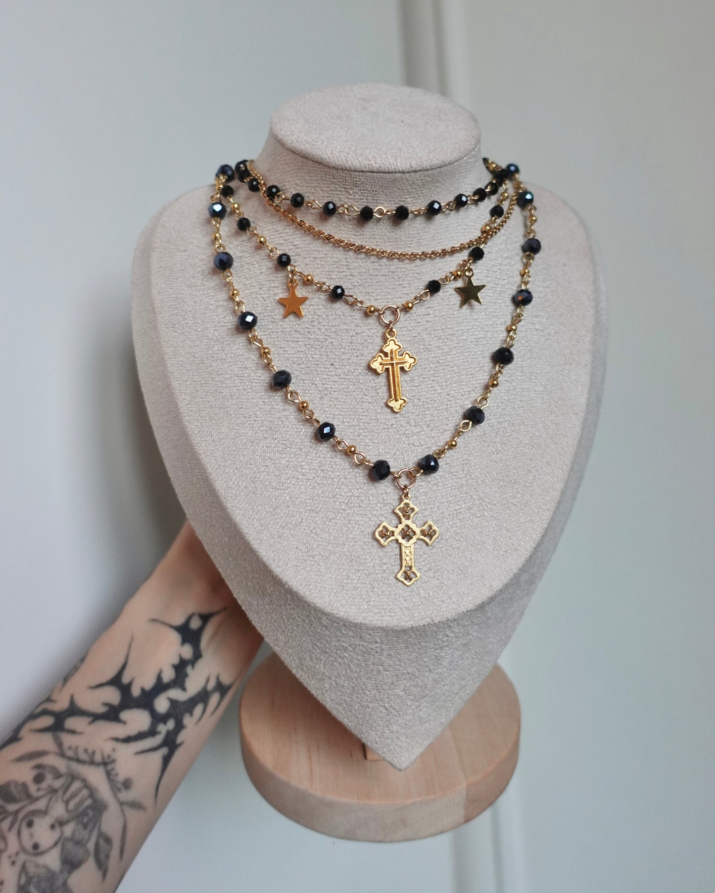 Collier « Rosalya Set » (doré)