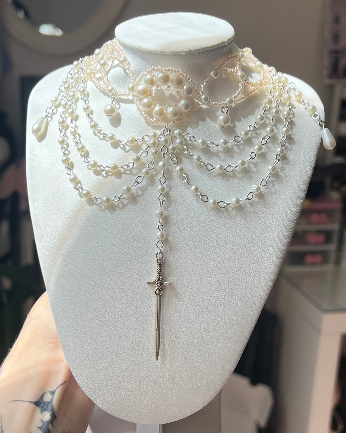 Choker « Soft Cloud »