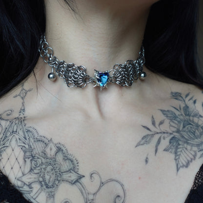 Choker « Sour » en chainmaille