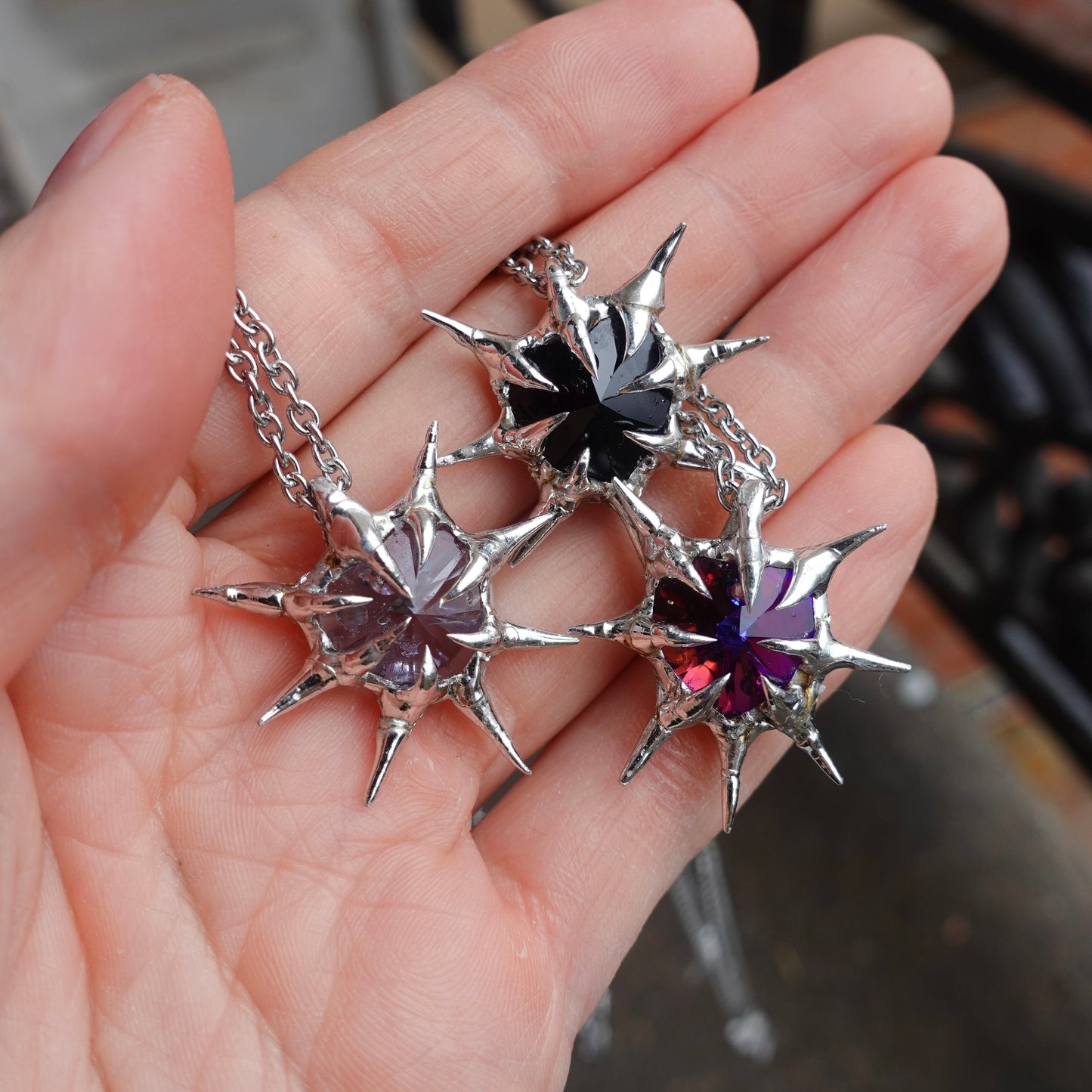Pendentif cœur « Chaos »