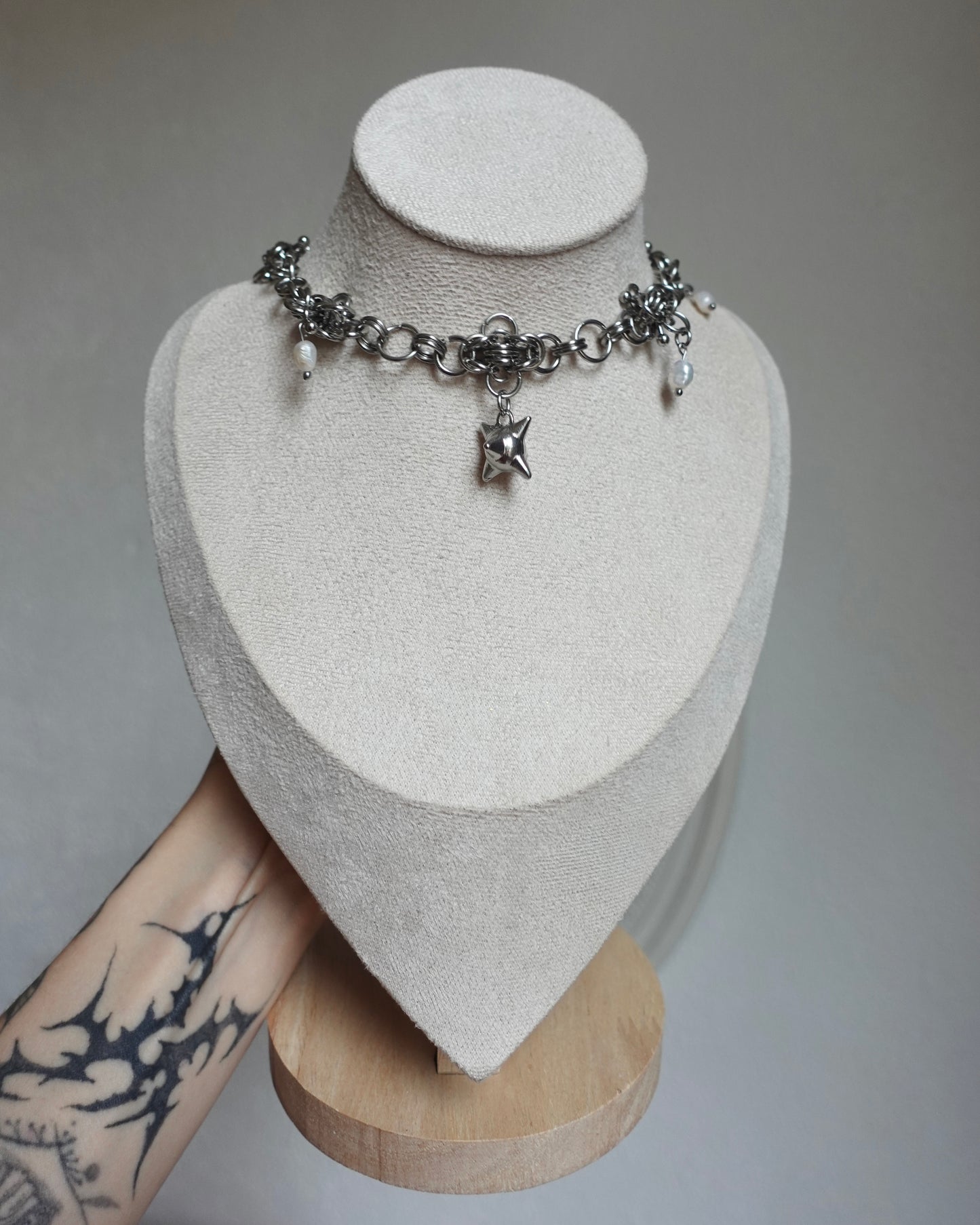 Choker « Eve » en chainmaille