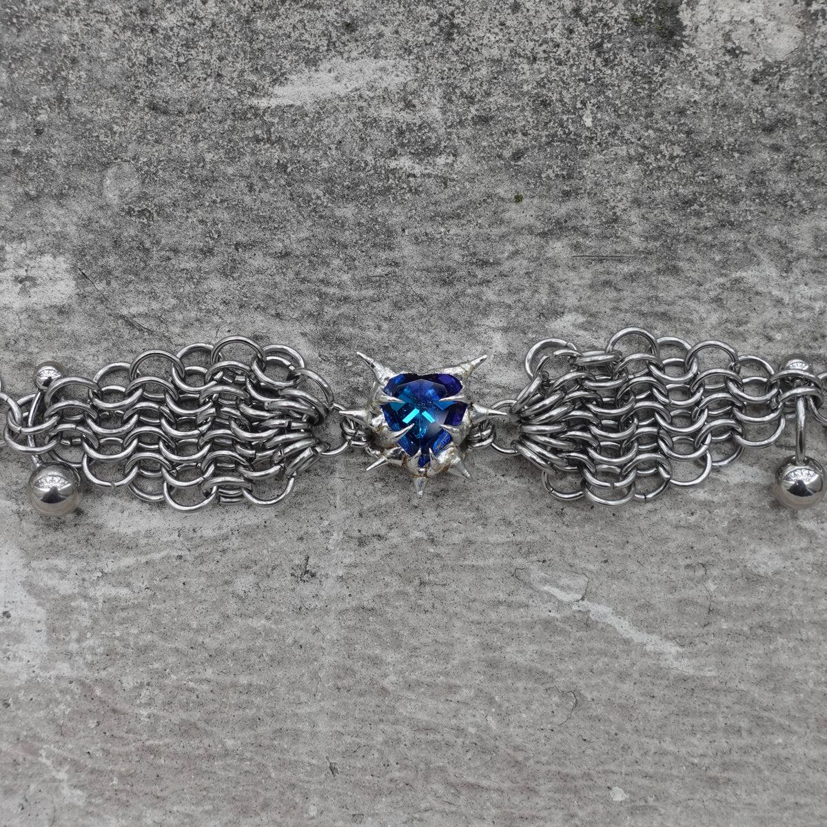 Choker « Sour » en chainmaille