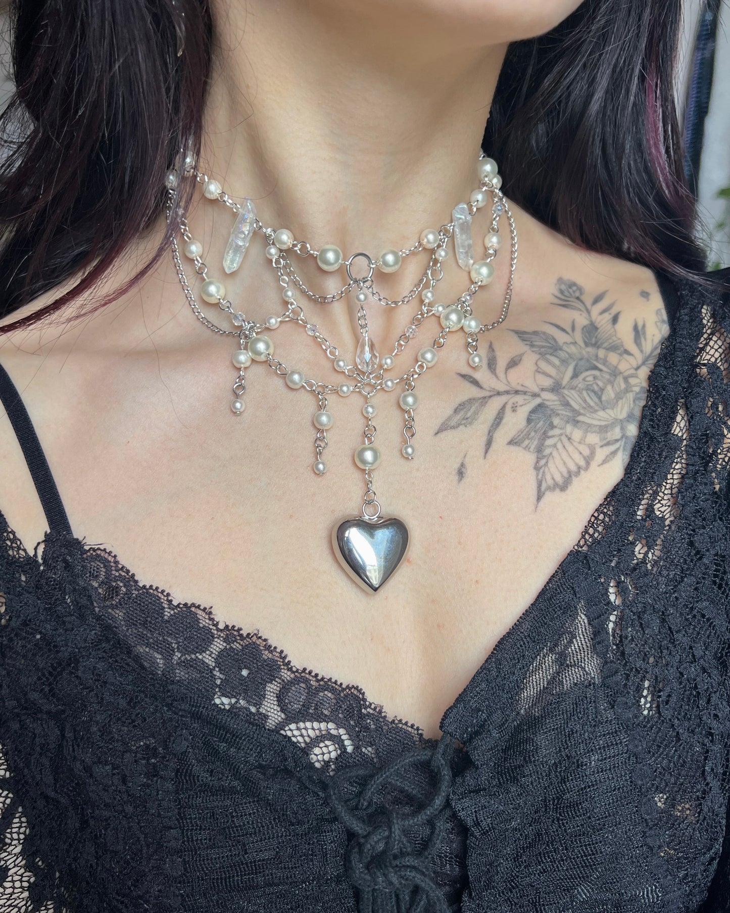 Collier « Complex Heart »