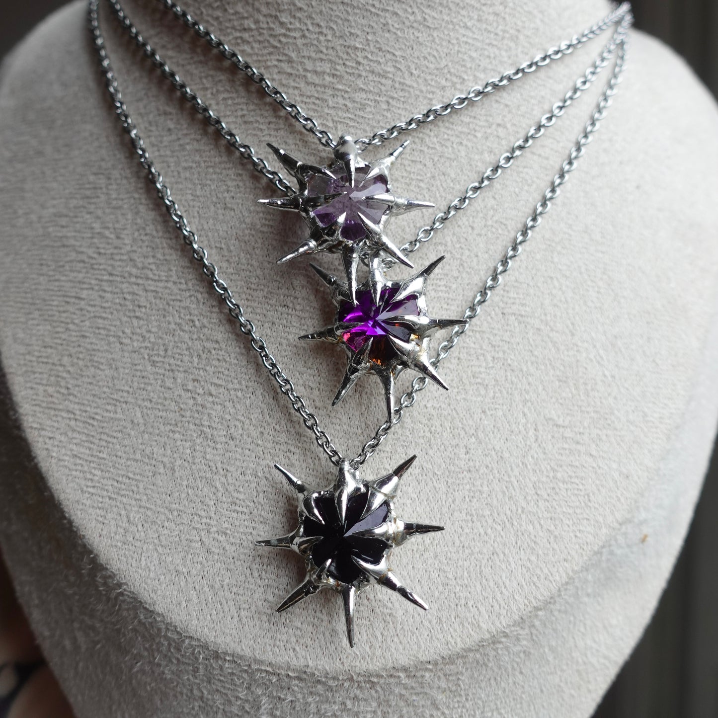 Pendentif cœur « Chaos »